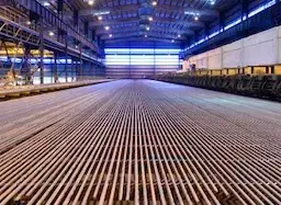 2022 1.4 MTPA TMT rebar mill at Angul dedicated to the Nation by former Steel Minister Ram Chandra Prasad Singh.